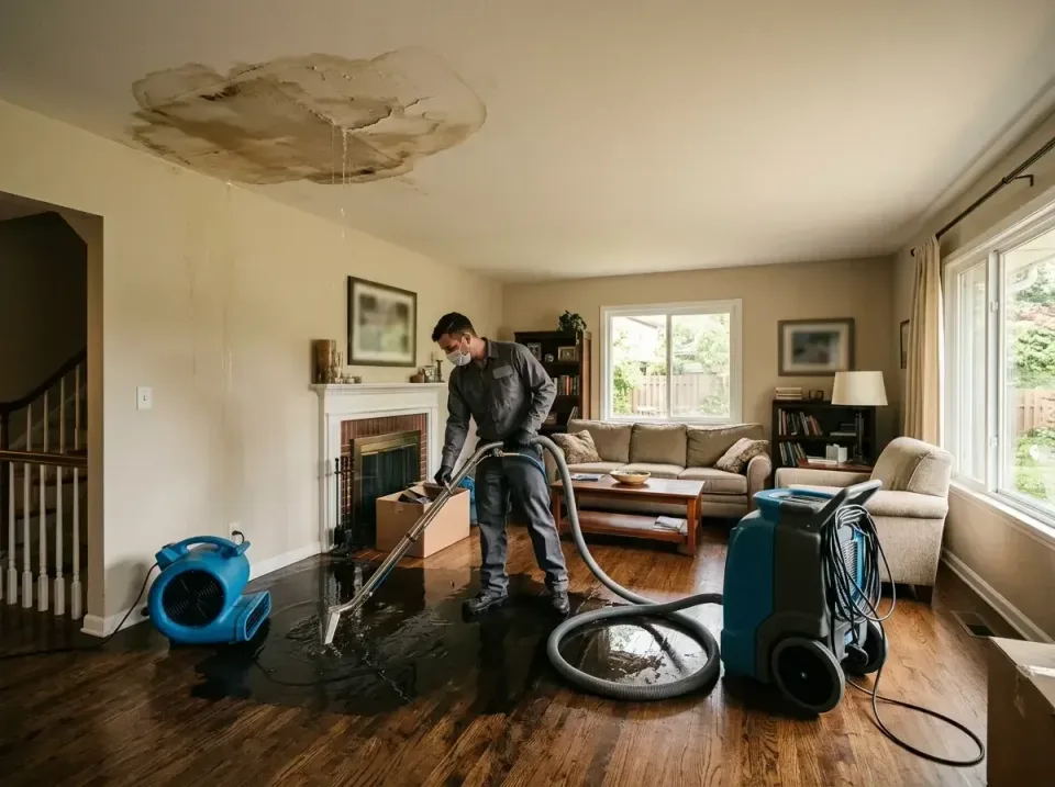 attic-pipe-burst-ceiling-drip-008 — frequently asked questions, Water Damage Restoration & Carpet Care in Broadview, IL